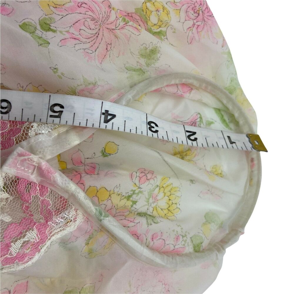 Scarf for Church Vintage 60s Womens Pink Floral Classic Small Head Band Shoulder - Picture 11 of 12